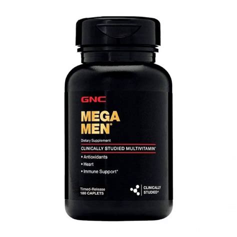 gnc mega men multivitamin review|Gnc Mega Men Multivitamínico Para Hombres, 180 Unidades, Ant.